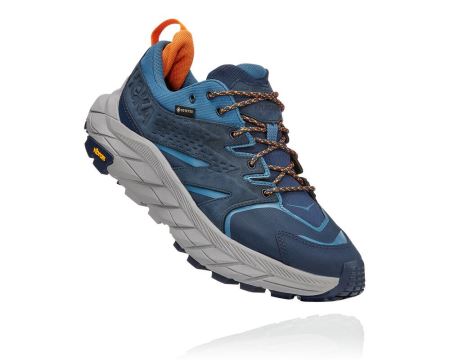 Hoka One One Anacapa Low GORE-TEX - Tenis Corrida Trilha Homem Turquesa | PT-FYax1sF